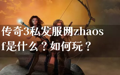 传奇3私发服网zhaosf是什么？如何玩？_https://www.senfeida.com.cn_每日新服_第1张